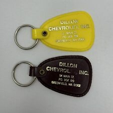 Vintage DILLON Chevrolet (Lot of 2) Greenfield MA Massachusetts Car Dealer picture