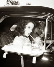 HEDY LAMARR at the Drive In Restaurant CANDID Photo (220-V ) picture