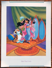 Jasmine - Aladdin movie- One True Love - Disney Princess Poster 20x26 NEVER HUNG picture