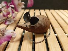 Vintage WOOD MOUSE HAT PIN HOLDER picture