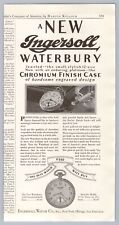 1928 New Ingersoll Waterbury The Best Watch $5.00 Will Buy VINTAGE PRINT AD AM28 picture