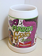1993 Budweiser Mardi Gras Special Event Stein Made By Gerz N4073 picture