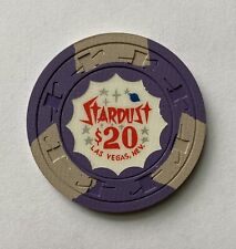 Classic Stardust Las Vegas $20 Casino Chip  Vintage Nevada Mint Condition picture