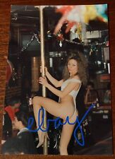 VTG 1990s Original Strip Club Photo Big Hair Exotic Pole Dancer Lingerie Risqué picture