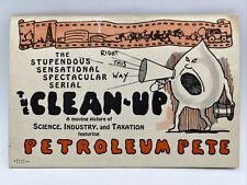 1930 THE CLEAN-UP Moving Picture Science Industry and Taxation PETROLEUM PETE picture