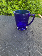 Vintage 4 Cup Cobalt Blue Glass Measuring Cup - NICE picture
