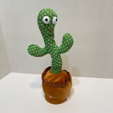 Rare Animated Plush Cactus Sings Happy Birthday Dances Lights Repeats Phrases picture