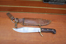 Vintage Western W49 Bowie Knife Made in USA w/ Sheath 9 1/2