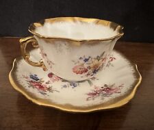 Vintage LADY PATRICIA HAMMERSLY England Bone China Tea Cup & Saucer, Heavy Gold picture