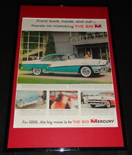 1956 Mercury The Big M Framed 11x17 ORIGINAL Advertising Display  picture