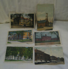 6 1907-15 POTSDAM NY PHOTO POSTCARDS “MARKET ST.” (SHOPS w. SIGNS: “DUFFY RIVERS picture