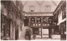 Vintage Postcard Real Photo New Inn Gloucester Entrance Stairway Oilette RPPC picture