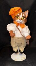 Vintage 1987 Franklin Mint Colonial Colony Cats Porcelain Doll picture
