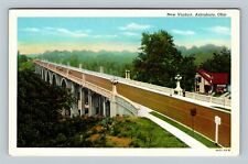 Ashtabula OH, New Viaduct, Ohio Vintage Postcard picture