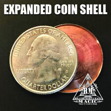 US QUARTER EXPANDED COIN SHELL Magic Coin MADE FROM REAL COIN Trick, Quality picture