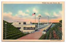 New Pennsylvania Railroad Train Station Depot Newark New Jersey Postcard c.1940 picture