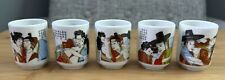 Exotic Cups In Box Japanese Shunga Sake Cups with Kama Sutra Erotic Scenes Set 5 picture