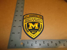 University Of Michigan Safety & Security Hospital Police Patch~Michigan~MI~Used~ picture