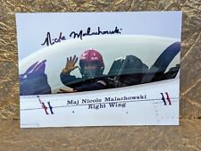 Nicole Malachowaki Autograph PSA DNA Signed Photo USAF Pilot Thunderbirds picture