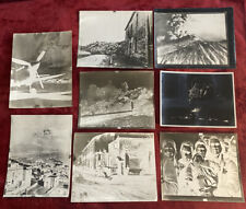 Collection of 8 Military Images of Mount Vesuvius Volcanic Eruption, Destruction picture