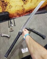G-10 Micarta Handle HUNT-EX SWORD Custom D2-Steel Hand Forged Ninja Sword&sheath picture