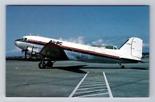 Vancouver BC-Canada, Air BC Douglas DC-3C, Plane Transportation Vintage Postcard picture