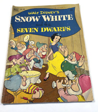 Vintage Walt Disney’s Snow White And The Seven Dwarfs Comic Book Dell #382 picture