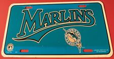 Florida Marlins Booster License Plate PLASTIC picture