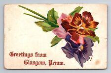 Glasgow PA-Pennsylvania, General Greetings, Antique, Vintage c1910 Postcard picture