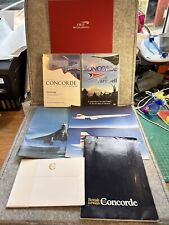 Vintage Job Lot Of Concorde Memorabilia 1990s Postcards, DVDs, Folder, Etc picture