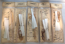 Lot of 5 Zinggy Rubber Band Powered Wooden helicopter By jo-Z Vermont NOS VTG + picture