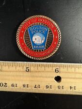 challenge coin Boston Police Department. picture