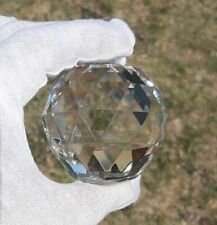 60mm Clear Cut Crystal Ball K9 Faceted Gazing Ball Sun Catcher from US picture