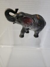 Gray Elephant Japan Trunk Up Good Luck Statue Figurine picture