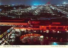 1970 CA Disneyland Hotel Aerial View @ Night 68414-c 4x6 postcard CT29 picture