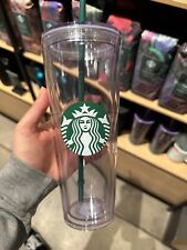 Starbucks Clear Venti Double Wall Acrylic Cold Cup Tumbler (24oz) picture