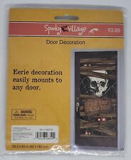 SPOOKY VILLAGE HALLOWEEN DOOR DECORATION 65