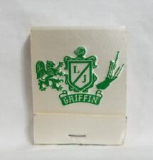 Vintage LJ Griffin Funeral Home Matchbook Westland Michigan Advertising Matches picture