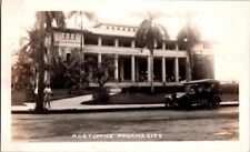 c1930 Post Office Panama City Panama Old Car Snapshot Photo picture