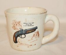VTG Lincoln Was Shot 41 Cal Derringer Shaving Mug, & Brush Set Lot USA picture