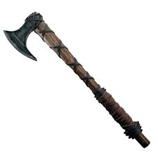 Ragnar LothBrok Viking Axe Battle Ready Axe Hand Forged Carbon Steel With Sheath picture