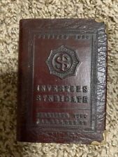 Antique Coin Bank (looks like a book), Investors Syndicate Zell Prods NY, no key picture