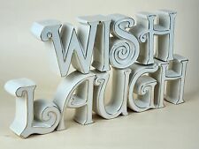 Lenox Expressions Laugh & Wish, 3D Word Sculpture Figures, Gold Trimmed picture