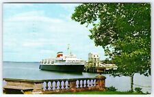 The M.V. Bluenose Ferry Service Bar Harbor Maine Yarmouth Nova Scotia Postcard  picture