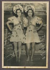 Burlesque Hostess Showgirl 1938 Rare Inter Racial Photo Risque Black Girl J6270 picture