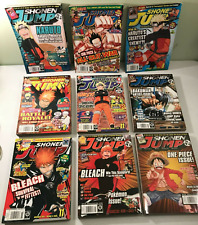 Lot 9 SHONEN JUMP Magazines 2009-2012 - Pre-owned, 1 issue still has card picture