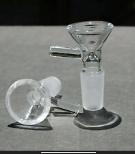 14MM Male Glass Bong Bowl Replacement Head Piece - 2 Pack picture