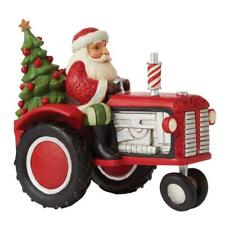 Jim Shore 'Country Christmas Delivery' Santa Driving Tractor 6009122 picture