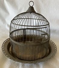 ANTIQUE BRASS INTRICATE BIRDCAGE BIRD CAGE Early 1900s by Hendryx picture