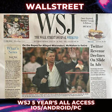 Wall Street Journal Digital 5 Year's | WSJ Subscription | Limited Time Presale picture